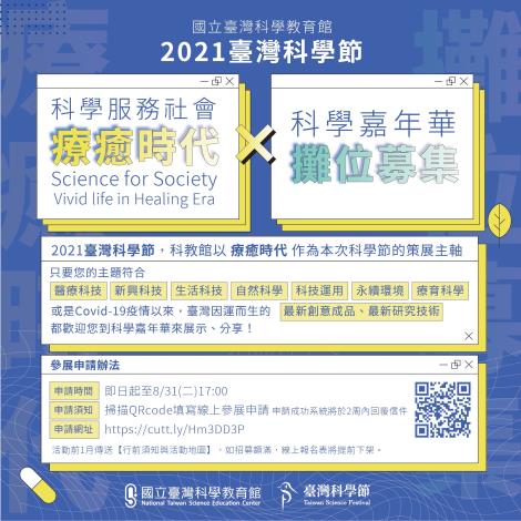 2021臺灣科學節海報