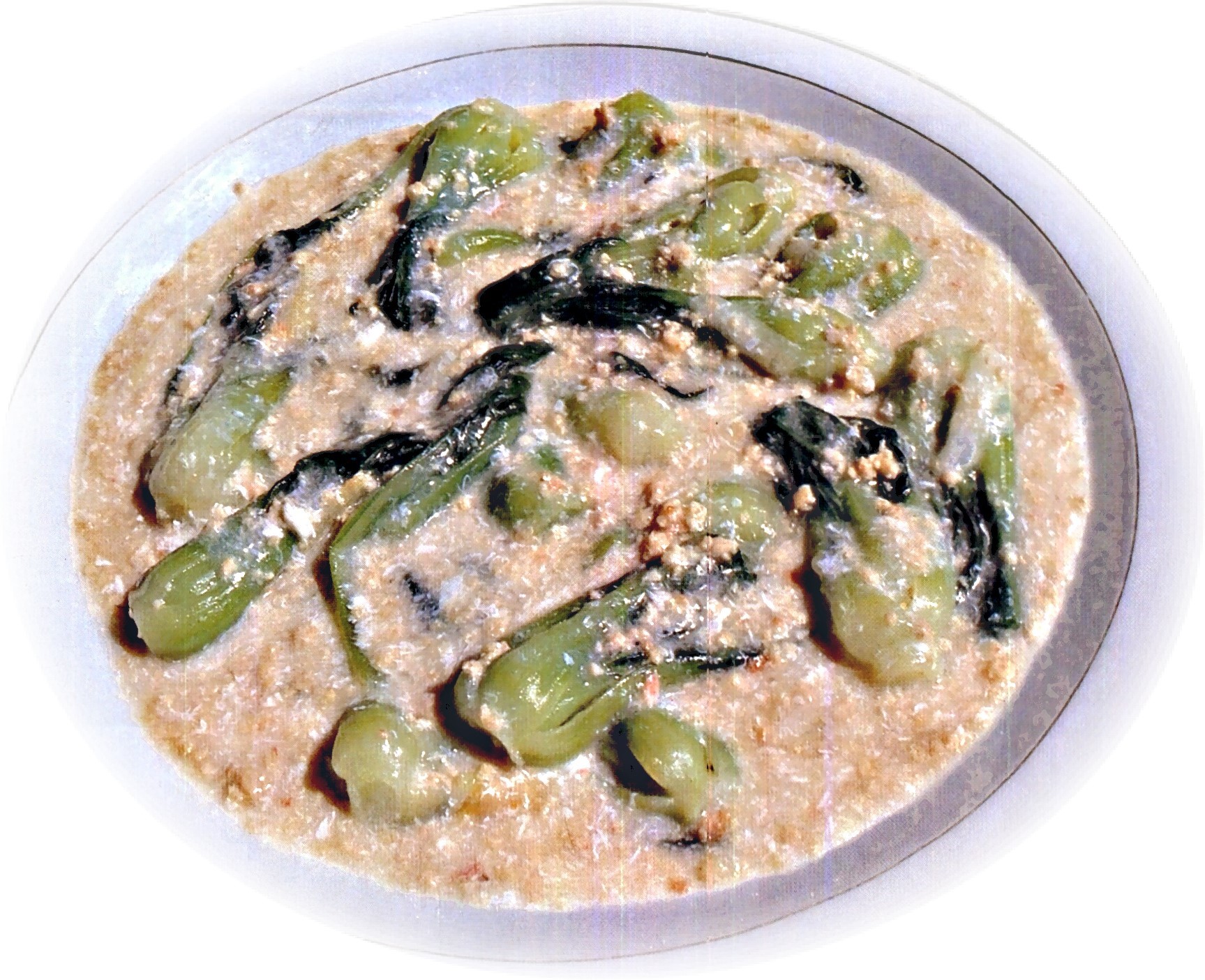 魚茸燴青江菜